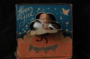 Little Flower Girl Doll Figurine in Box /Composition/ Googly Eyes
