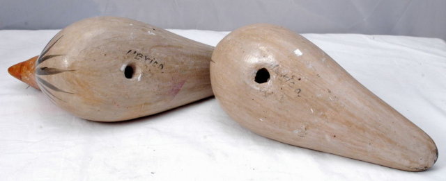 Pair of Mexican Pottery Doves