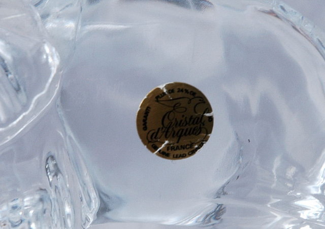 CRISTAL D'ARQUES ELEPHANT MADE IN FRANCE