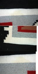 Beautiful Large Genuine Woven Wool Navajo Rug 65