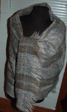 The Scotch House 100% Mohair Tartan Wrap or Shawl