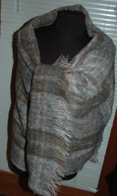The Scotch House 100% Mohair Tartan Wrap or Shawl