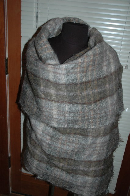 The Scotch House 100% Mohair Tartan Wrap or Shawl