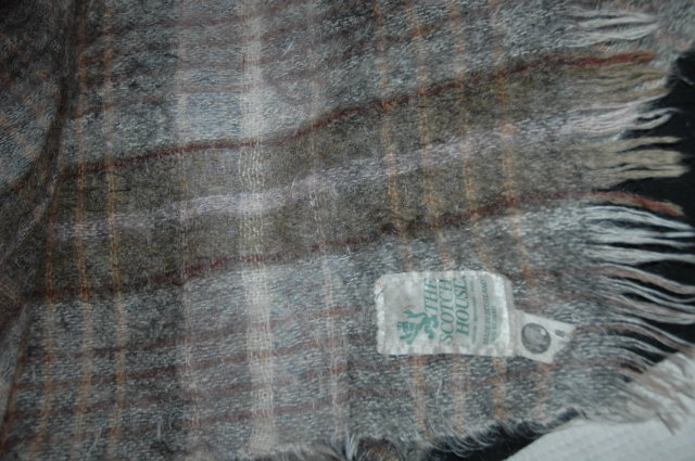The Scotch House 100% Mohair Tartan Wrap or Shawl