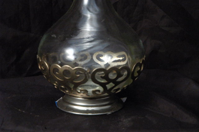 Silver and Glass Perfume or Cologne Bottle PRICE REDUCTION!