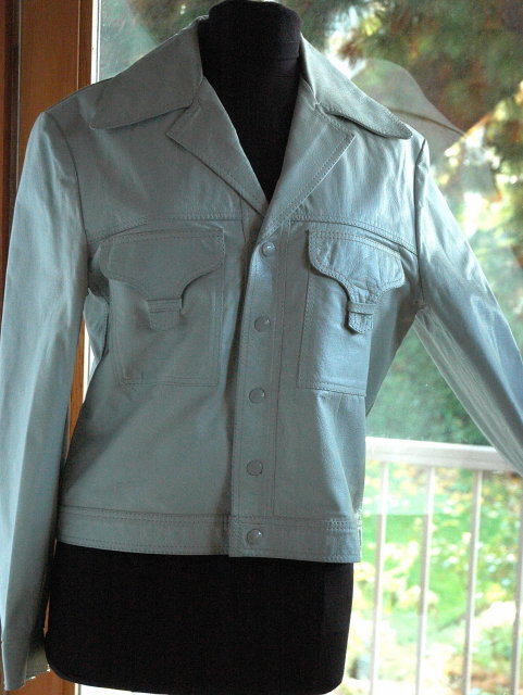 Western Leather Jacket , sz 40 Vintage Men's Fashion
