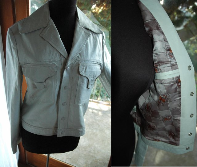 Western Leather Jacket , sz 40 Vintage Men's Fashion