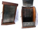Wine or Liquor Bottle Caddy Case Box Medieval French Metal and Wood PRICE REDUCTION!