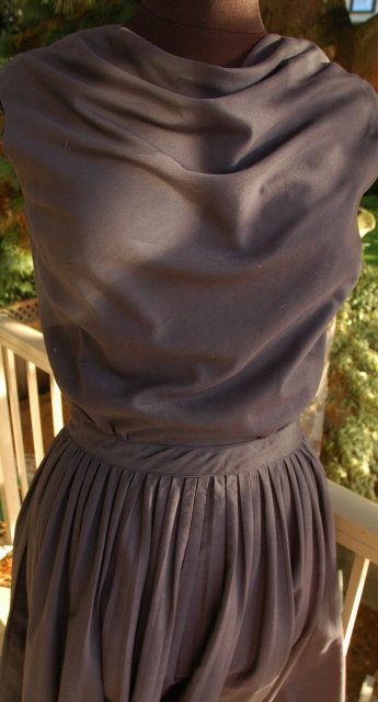 Vintage Drape Neck Avalon Classic Dress sz 12