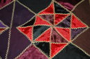 Satin Quilt Wall Hanging, Hand Stitched 36