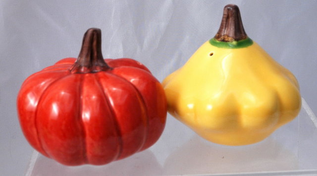 Pumpkin & Squash Salt & Pepper Set , New in package