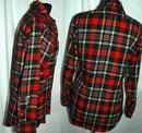 80's Wool Plaid Pendleton Lobo shirt, small