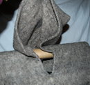 Wool Poncho Serape from Momostenango Guatemala Hand Spun & Woven Natural Wool