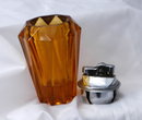 Amber Glass Table Lighter
