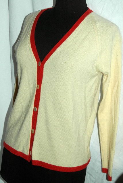 Marina Sinibaldi Benatti Italian Cashmere Cardigan Sweater