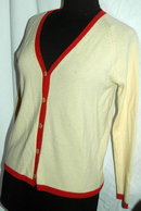 Marina Sinibaldi Benatti Italian Cashmere Cardigan Sweater