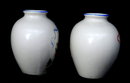 Johann Haviland Hand Painted & Signed Bavarian Dancers Vases , x 2