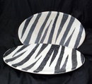 2 Oval Soapstone Plates, hand carved & dyed African Art PRICE REDUCTION!