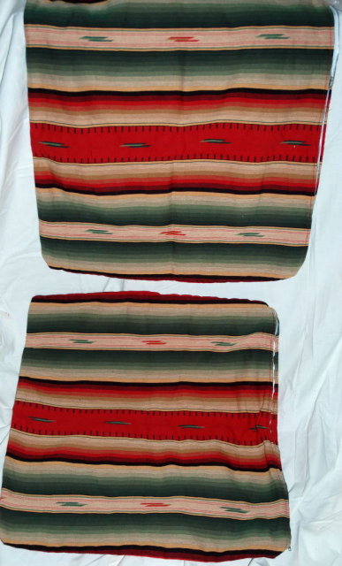2 Southwestern Navajo Motif Large Pillow Covers