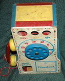 Playskool Vintage Wooden Telephone Toy Pay Phone