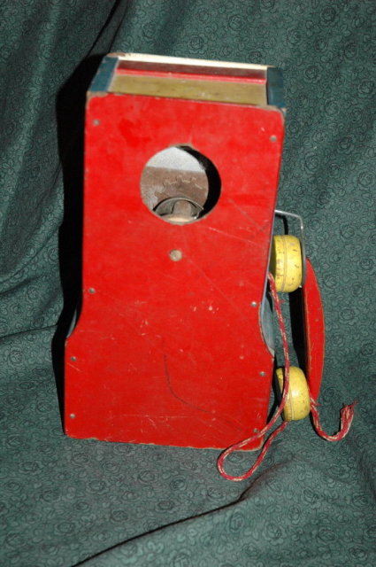 Playskool Vintage Wooden Telephone Toy Pay Phone