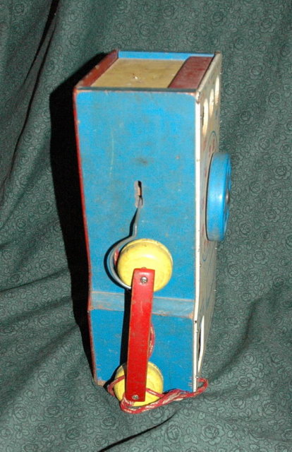 Playskool Vintage Wooden Telephone Toy Pay Phone