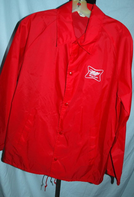 Miller High Life / Manny's Red Mill Tavern Nylon Windbreaker Jacket **PRICE REDUCED**!!