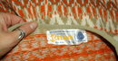 Iceland Wool Sweater Hand Made in Sweden by Jersey Modeller Orange size 42