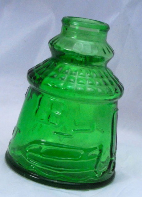 Green Glass Bitters Bottle, Cape May, Weaton N.J.