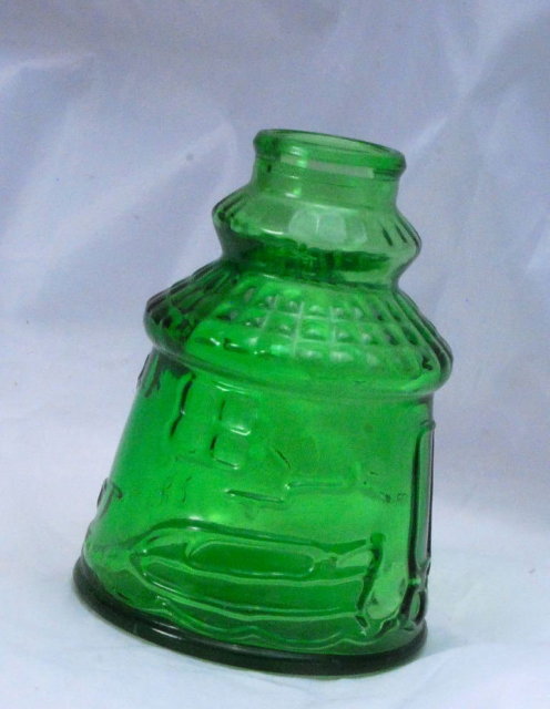 Green Glass Bitters Bottle, Cape May, Weaton N.J.