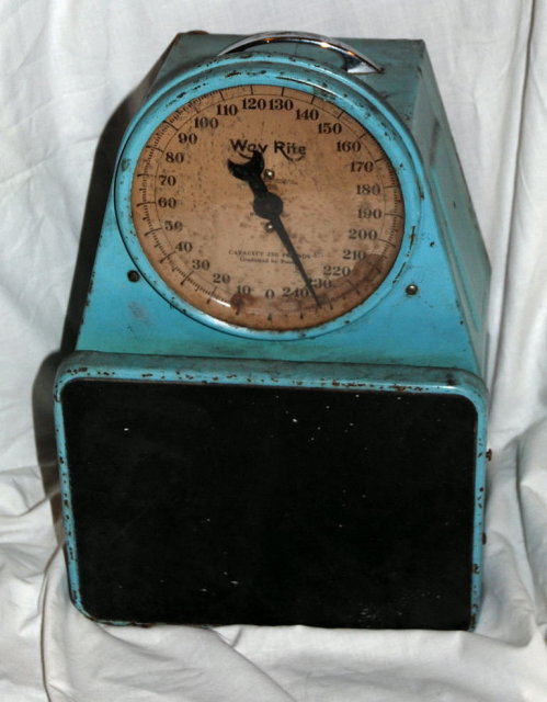 Antique Industrial or Bathroom Scale Way Rite