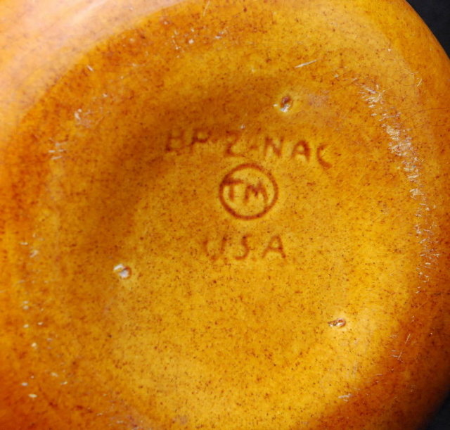 Old Drip Glaze Pottery Bowl Mid-Century Modern