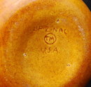 Old Drip Glaze Pottery Bowl Mid-Century Modern