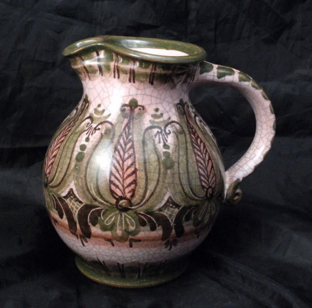 Handarbeit Gmunden Pottery Milk Pitcher