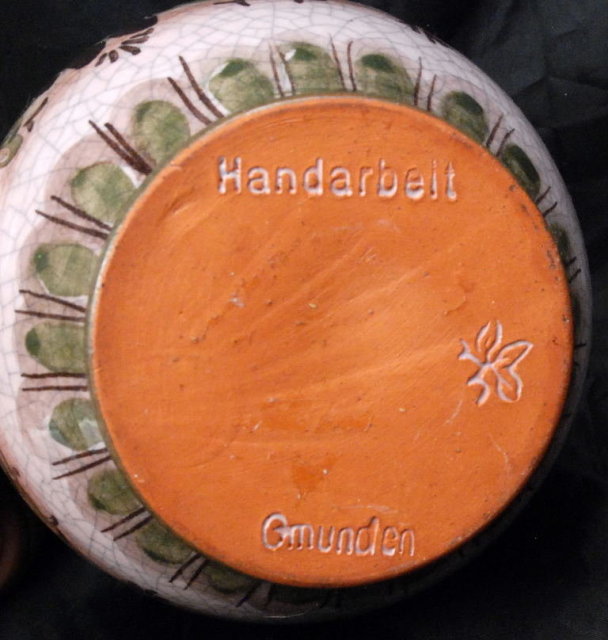 Handarbeit Gmunden Pottery Milk Pitcher