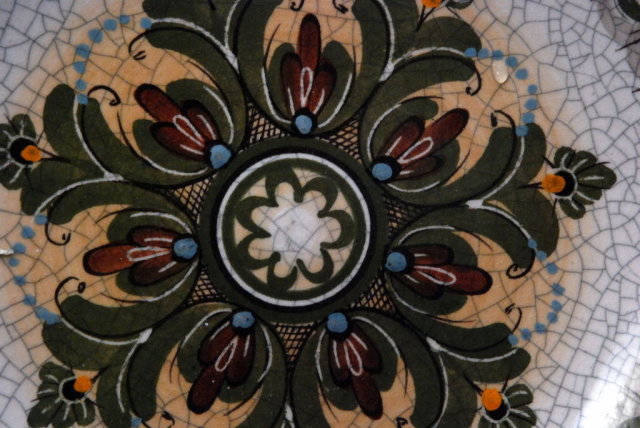 Handarbeit Gmunden Decorative Pottery Plate