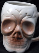 Ceramic Scull Coffee Mug