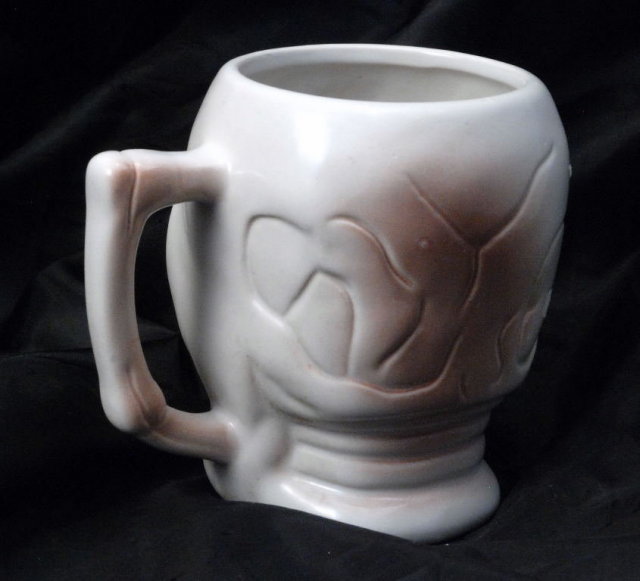 Ceramic Skull Coffee Mug