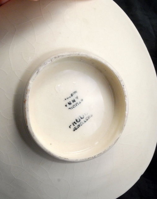 Studio Anna Aboriginal Turtle, Crab Dish RETRO Australian pottery.
