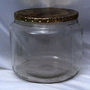Duraglas Tobacco Jar with Native American Indian on Lid