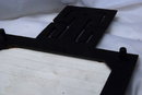 Asian Motif Bamboo Design Tile & Wrought Iron Trivet, Japan