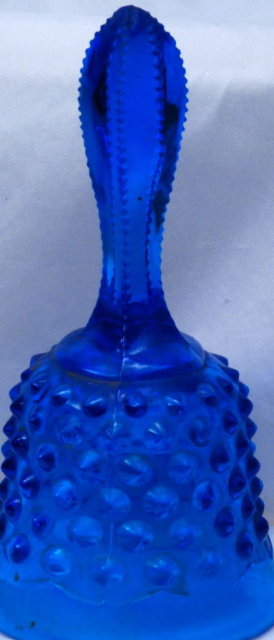 Cobalt Blue Fenton Hobnail Bell