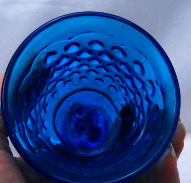 Cobalt Blue Fenton Hobnail Bell