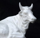 White Porcelain Cow (with horns) made by GHC Japan