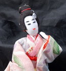 Hand Made Japanese Geisha Cloth Doll