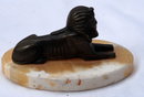 Old Brass Sphinx Alabaster Souvenir of the Republic Arabic Egypt