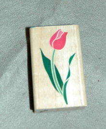 TRULY TULIP RUBBER STAMPEDE STAMP POSH IMPRESSIONS