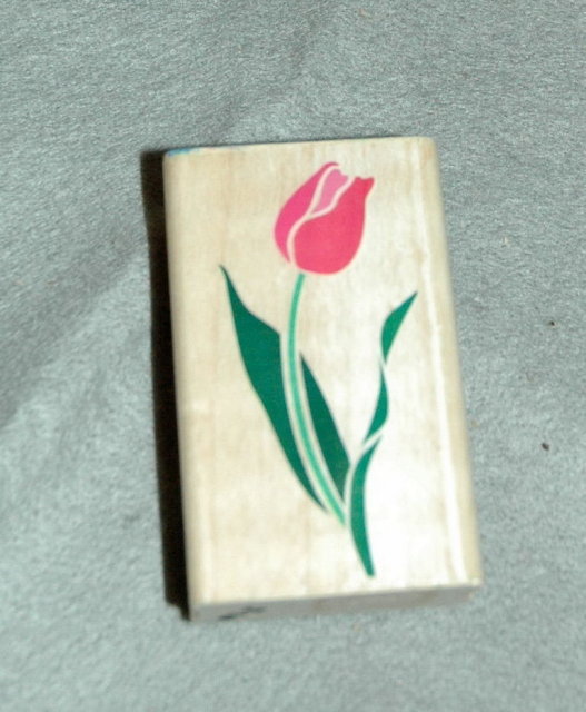TRULY TULIP RUBBER STAMPEDE STAMP POSH IMPRESSIONS
