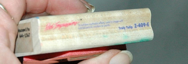 TRULY TULIP RUBBER STAMPEDE STAMP POSH IMPRESSIONS