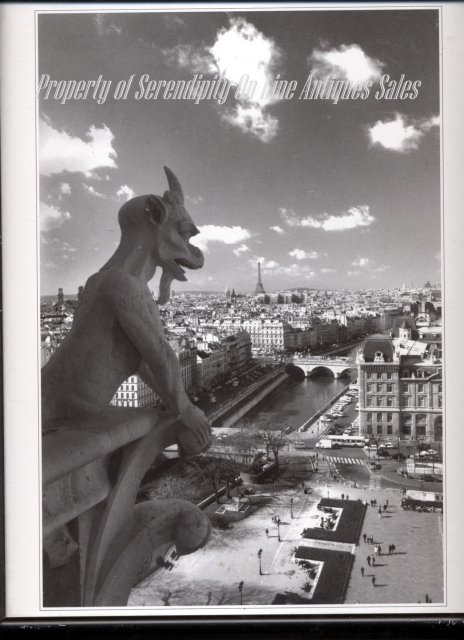 Gargoyle at Notre Dame Paris with Eiffel Tower View Black White Photograph , Art Photography